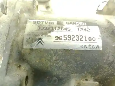 Peça sobressalente para automóvel em segunda mão compressor de ar condicionado a/a a/c por citroen jumpy (vf7) 1.6 hdi 90 16v referências oem iam 9659232180  