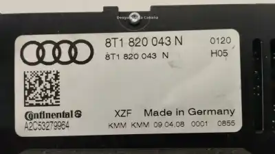 Pezzo di ricambio per auto di seconda mano controllo riscaldamento / aria condizionata per audi a4 b8 avant (8k5) 2.0 tdi riferimenti oem iam 8t1820043n  
