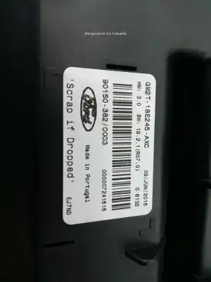 Peça sobressalente para automóvel em segunda mão comando de sofagem (chauffage / ar condicionado)  por ford edge 2.0 tdci awd referências oem iam gm2t18e245axc  
