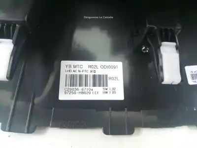 Pezzo di ricambio per auto di seconda mano controllo riscaldamento / aria condizionata per kia stonic (yb) 1.0 t-gdi riferimenti oem iam   