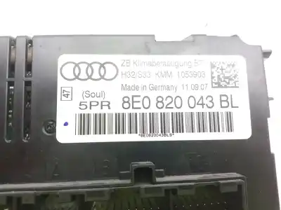 Peça sobressalente para automóvel em segunda mão comando de sofagem (chauffage / ar condicionado)  por audi a4 b7 (8ec) 2.0 tfsi referências oem iam   