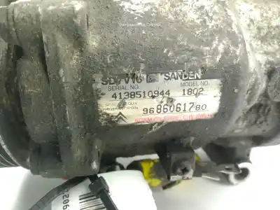 Peça sobressalente para automóvel em segunda mão compressor de ar condicionado a/a a/c por citroen jumpy (vf7) 1.6 hdi 90 16v referências oem iam 9686061780  