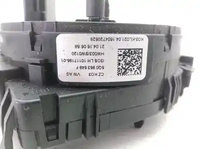 Second-hand car spare part front air bag for seat leon (5f1) 1.6 tdi oem iam references 5q0953549f  