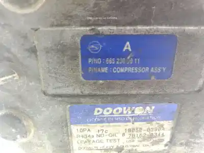 İkinci el araba yedek parçası klima kompresörü için ssangyong rodius i 2.7 xdi oem iam referansları 6652300011  