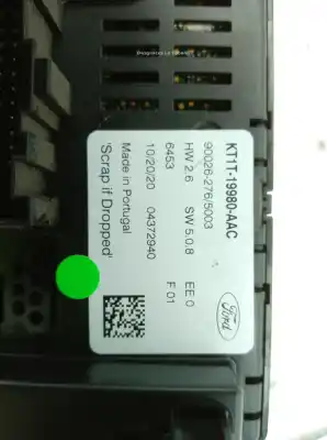 Pezzo di ricambio per auto di seconda mano controllo riscaldamento / aria condizionata per ford transit connect (chc) 1.5 furgon 200 l1 trend riferimenti oem iam kt1t19980aac  