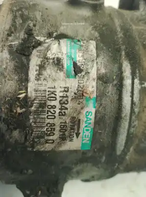 Pezzo di ricambio per auto di seconda mano compressore aria condizionata per volkswagen passat berlina (3c2) 2.0 tdi riferimenti oem iam 1k08208590  