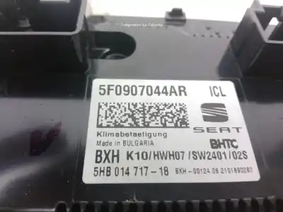 Peça sobressalente para automóvel em segunda mão comando de sofagem (chauffage / ar condicionado)  por seat ateca (kh7) 2.0 tdi referências oem iam 5f0907044ar  