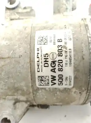 Peça sobressalente para automóvel em segunda mão compressor de ar condicionado a/a a/c por seat leon (5f1) style referências oem iam 5q0820803b  