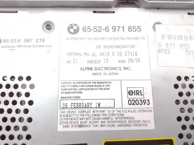 Pezzo di ricambio per auto di seconda mano impianto audio / radio cd per bmw 3 e46 05 2005 riferimenti oem iam 65526971855  