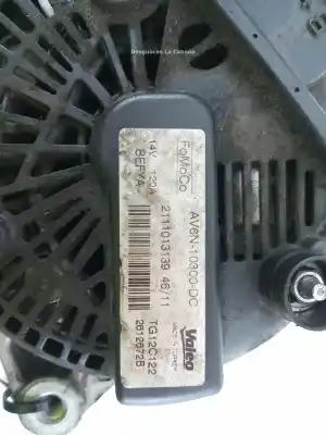 Peça sobressalente para automóvel em segunda mão alternador por ford fiesta vi (cb1, ccn) 1.4 tdci referências oem iam av6n10300dc  