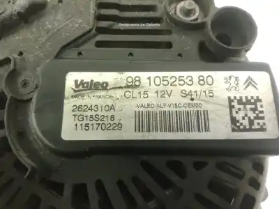 Peça sobressalente para automóvel em segunda mão alternador por citroen berlingo multispace (b9) 1.6 bluehdi 100 referências oem iam 9810525380  
