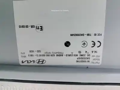 Peça sobressalente para automóvel em segunda mão display gps / multimídia por kia niro * referências oem iam 96160g5th0  