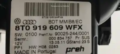 Second-hand car spare part switch for audi a5 (8t3) 2.0 tdi oem iam references 8t0919609wfx  