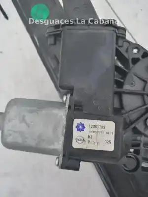 Second-hand car spare part passenger side right window regulator for opel mokka / mokka x (j13) 1.6 cdti 4x4 (_76) oem iam references   