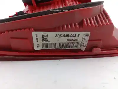 Second-hand car spare part interior left tailgate light for seat exeo (3r2) 2.0 tdi oem iam references 3r5945093b  
