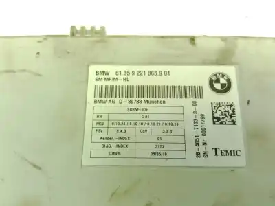Second-hand car spare part electronic module for bmw x5 (e70) xdrive 35 i oem iam references 61359221863901  