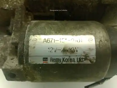 Second-hand car spare part starter motor for ssangyong korando (ck) 2.0 e-xdi oem iam references a6711510101  