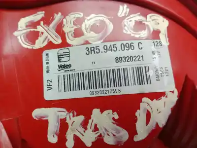 Second-hand car spare part right tailgate light for seat 8032 sinvalor oem iam references 3r5945096c  