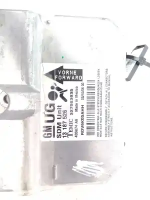 Peça sobressalente para automóvel em segunda mão centralina de airbag por opel corsa e (x15) 1.0 (08 68) referências oem iam   