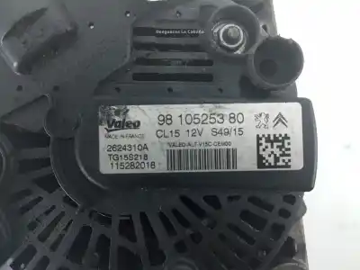 Pezzo di ricambio per auto di seconda mano alternatore per citroen berlingo multispace (b9) 1.6 bluehdi 100 riferimenti oem iam 9810525380  