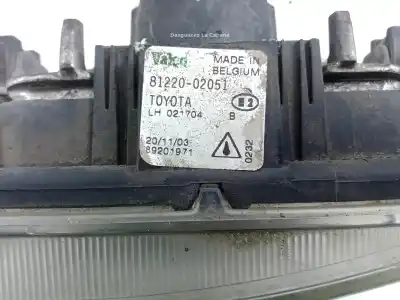 Peça sobressalente para automóvel em segunda mão farol / projetor de nevoeiro esquerdo por toyota corolla (_e12_) 1.4 vvt-i (zze120_) referências oem iam 8122002051  