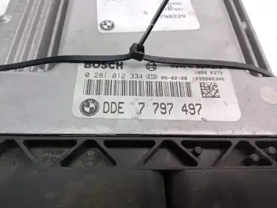 Peça sobressalente para automóvel em segunda mão centralina de motor uce por bmw 1 e87 sinvalor referências oem iam 0281012334, 7797497  
