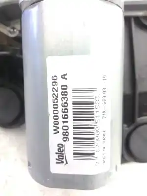 Автозапчастина б/у двигатель заднього склоочисника для citroen c4 cactus 1.2 thp 110 посилання на oem iam 9801666380  