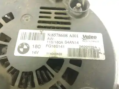 Peça sobressalente para automóvel em segunda mão alternador por bmw x3 e83 12 2011 referências oem iam 8578608  