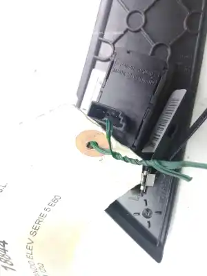 Peça sobressalente para automóvel em segunda mão botão / interruptor elevador vidro traseiro esquerdo por bmw 5 (e60) 2497 referências oem iam 6951966ai  