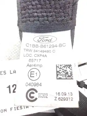 Piesă de schimb auto la mâna a doua centurã de siguranțã fațã stânga pentru ford fiesta vi (cb1, ccn) 1.5 tdci referințe oem iam c1bbb61294bc  
