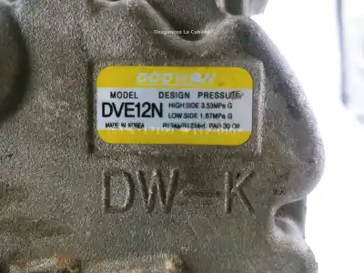 Pezzo di ricambio per auto di seconda mano compressore aria condizionata per kia stonic (yb) 1.0 t-gdi riferimenti oem iam dve12n  