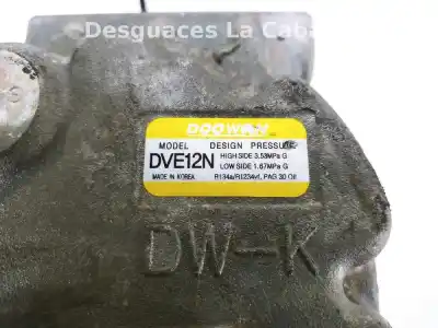 Pezzo di ricambio per auto di seconda mano compressore aria condizionata per kia stonic (yb) 1.0 t-gdi riferimenti oem iam dve12n  