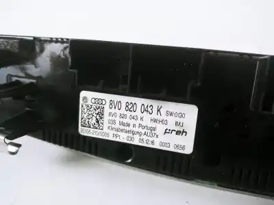 Pezzo di ricambio per auto di seconda mano controllo riscaldamento / aria condizionata per audi q2 (gab) sport edition quattro riferimenti oem iam 8v0820043k  