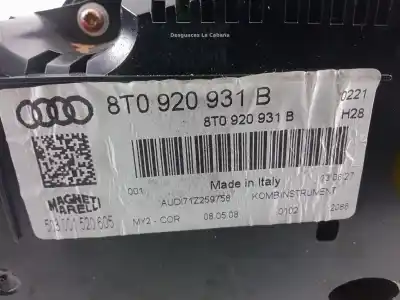 Peça sobressalente para automóvel em segunda mão quadrante por audi a5 (8t3) s5 quattro referências oem iam 8t0920931b  