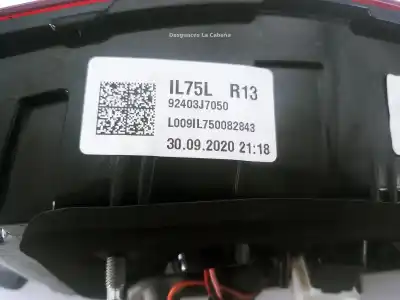 Second-hand car spare part interior left tailgate light for kia ceed (cd) 1.0 t-gdi oem iam references 92403j7050  