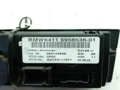 Second-hand car spare part heating / air conditioning control panel for bmw 1 (e87) 118 d oem iam references 6411695853601  