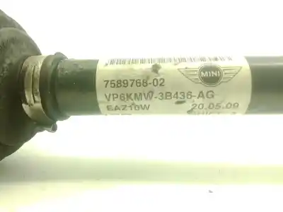 Peça sobressalente para automóvel em segunda mão transmissão dianteira direita por mini mini (r56) cooper referências oem iam 758976802  
