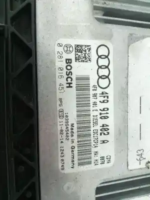 Pezzo di ricambio per auto di seconda mano centralina motore per audi a6 allroad c6 (4fh) 3.0 tdi quattro riferimenti oem iam 4f9910402a  