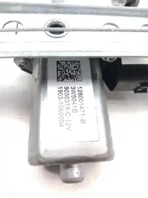 Second-hand car spare part passenger side right window regulator for dacia dokker 1.3 tce 130 (kene) oem iam references   