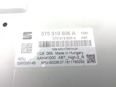 Pezzo di ricambio per auto di seconda mano display multifunzione per seat ateca (kh7) 1.0 tsi riferimenti oem iam 575919606  