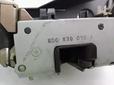 Автозапчастина б/у бічний замок дверей для audi a3 (8l1) 2.0 tdi 140 cv посилання на oem iam 8d0839016a  