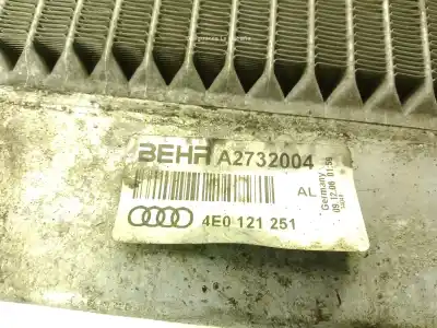 Second-hand car spare part water radiator for audi a8 (4e2) 4.0 tdi quattro oem iam references 4e0121251  