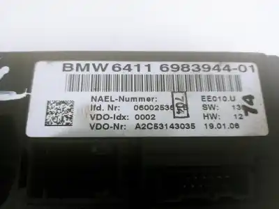 Second-hand car spare part heating / air conditioning control panel for bmw 3 (e90) 2.0 diesel oem iam references   