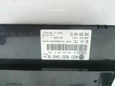 Автозапчасти б/у отопление / кондиционирование воздуха за audi a8 (4e2) 4.0 tdi quattro ссылки oem iam 4e0820043b  