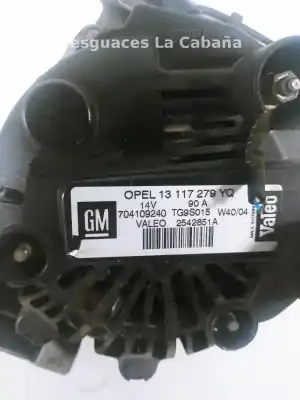 Second-hand car spare part alternator for opel corsa c (x01) 1.3 cdti (f08 f68) oem iam references 13117279yq 2542851a  