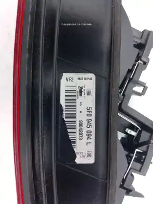 Pezzo di ricambio per auto di seconda mano luce di coda interna destra per seat leon (5f1) 1.5 tsi riferimenti oem iam 5f0945094l  