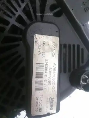 Pezzo di ricambio per auto di seconda mano alternatore per ford tourneo connect / grand tourneo connect v408 monospace 1.6 tdci riferimenti oem iam av6n10300gc  