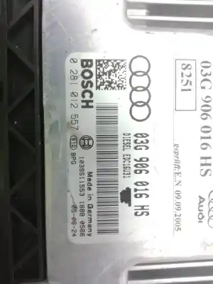 Peça sobressalente para automóvel em segunda mão centralina de motor uce por audi a6 c6 (4f2) 2.0 tdi referências oem iam 03g906016hs  