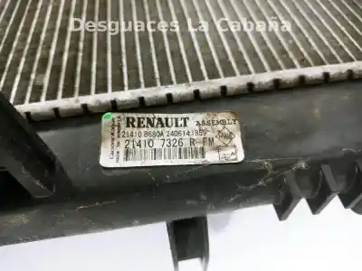 Second-hand car spare part water radiator for dacia dokker 1.6 cat (bivalent. gasolina / gpl) oem iam references   