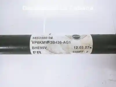 Автозапчасти б/у передняя правая трансмиссия за mini mini (r56) cooper ссылки oem iam 48753486-03  